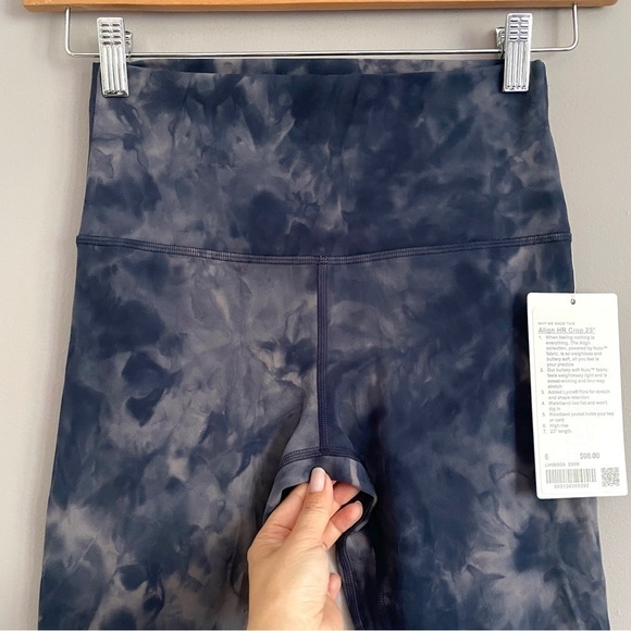 Lululemon Diamond Dye Lunar Rock Tank + Align Crop 23" Leggings - 6/8, BNWTs - Picture 9 of 15